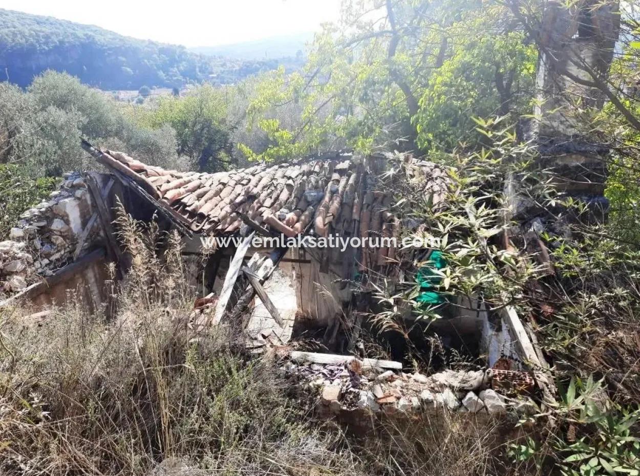 Freistehendes Dorfhaus Mit Meer- Und Naturblick Zum Verkauf In Ula Gokova