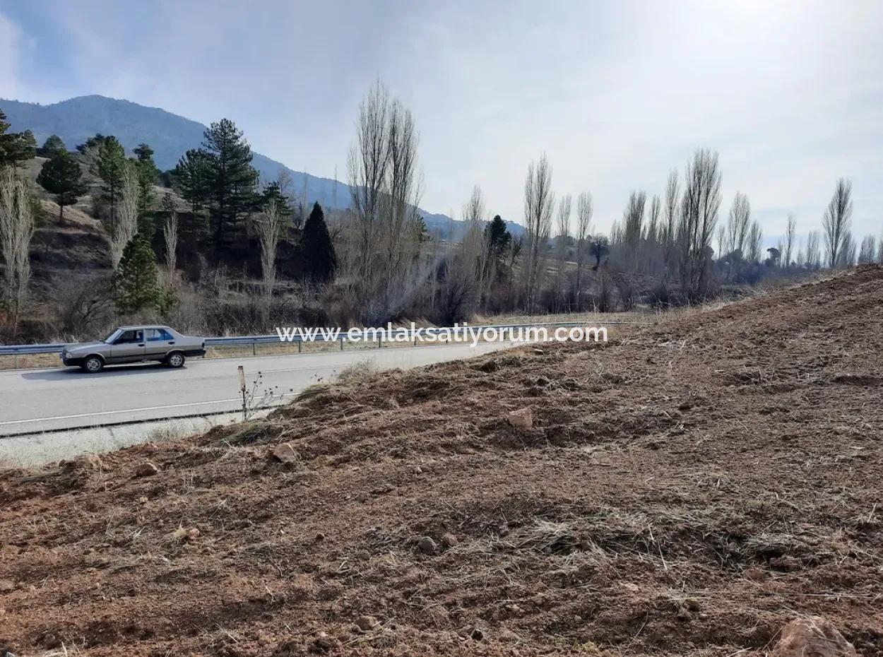 15.250 M2 Schnäppchengrundstück Zum Verkauf In Çameli Kınıkyeri Acıpayam Road