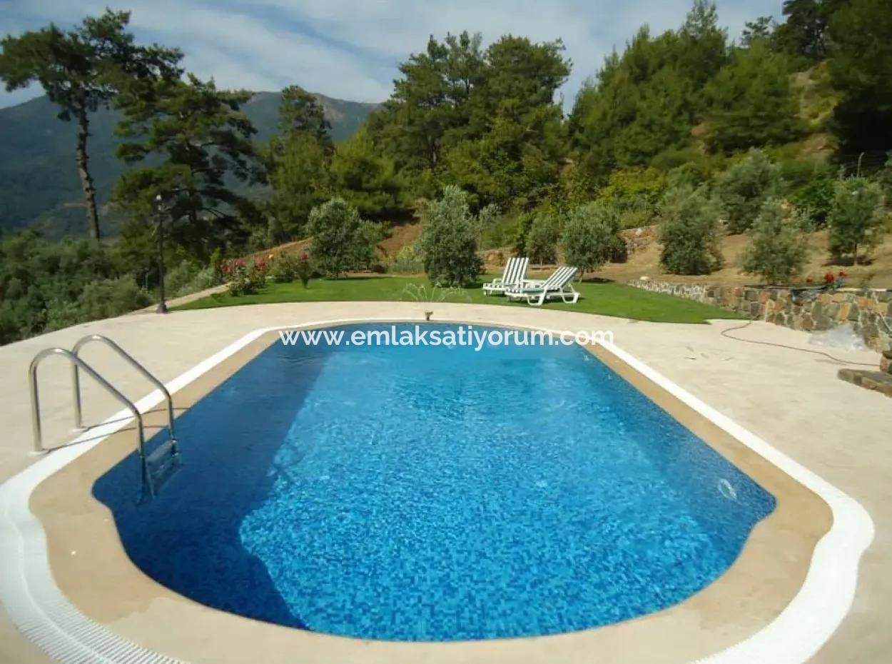 130 M2, 3 1 Villen Zum Verkauf In 5128 M2 Grundstück Mit Meerblick In Köyceğiz Ekincik