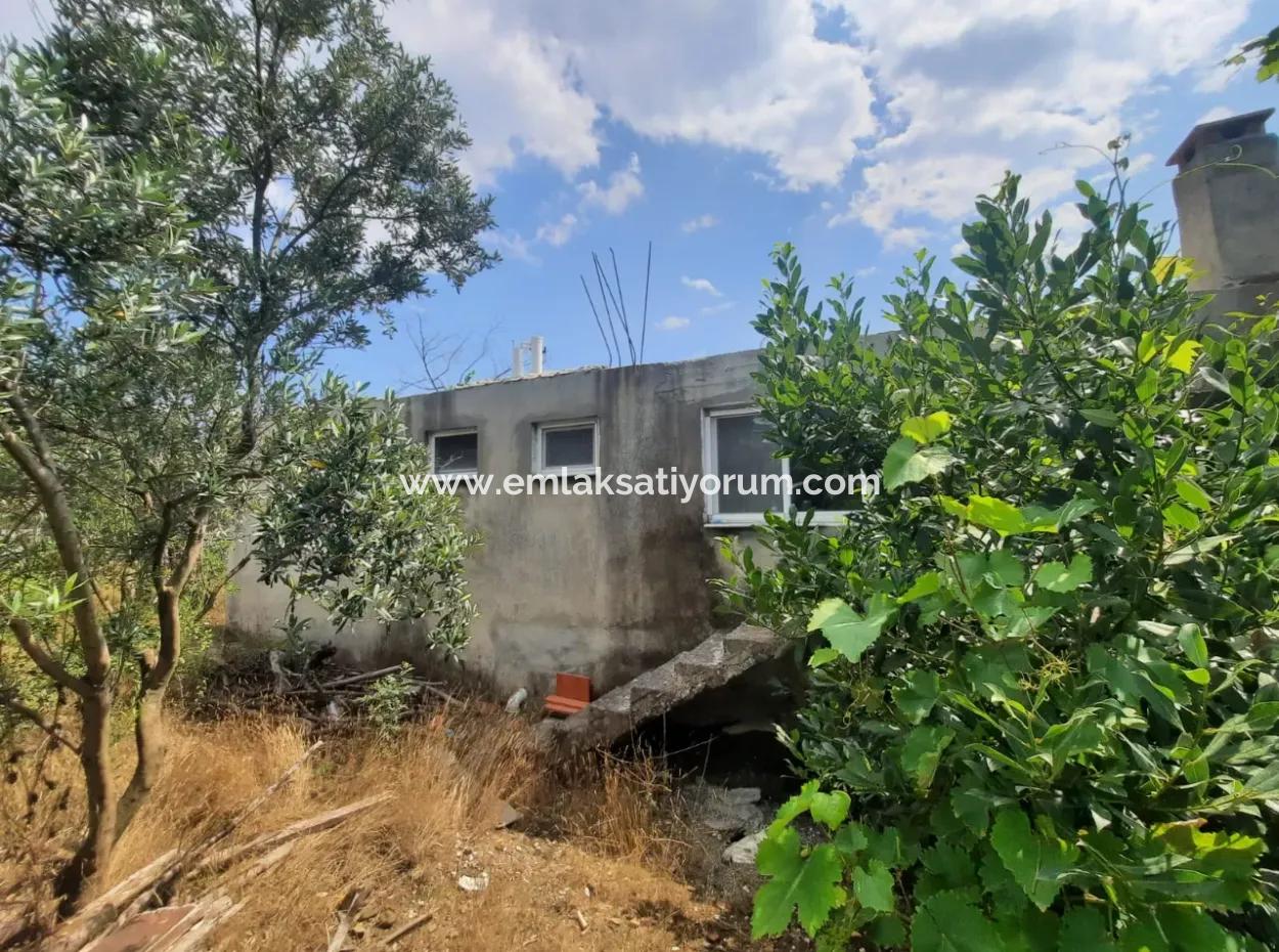 Köyceğiz Toparlar Seeblick 2 100 M2 Zonengrundstück Und 2 Häuser Zum Verkauf