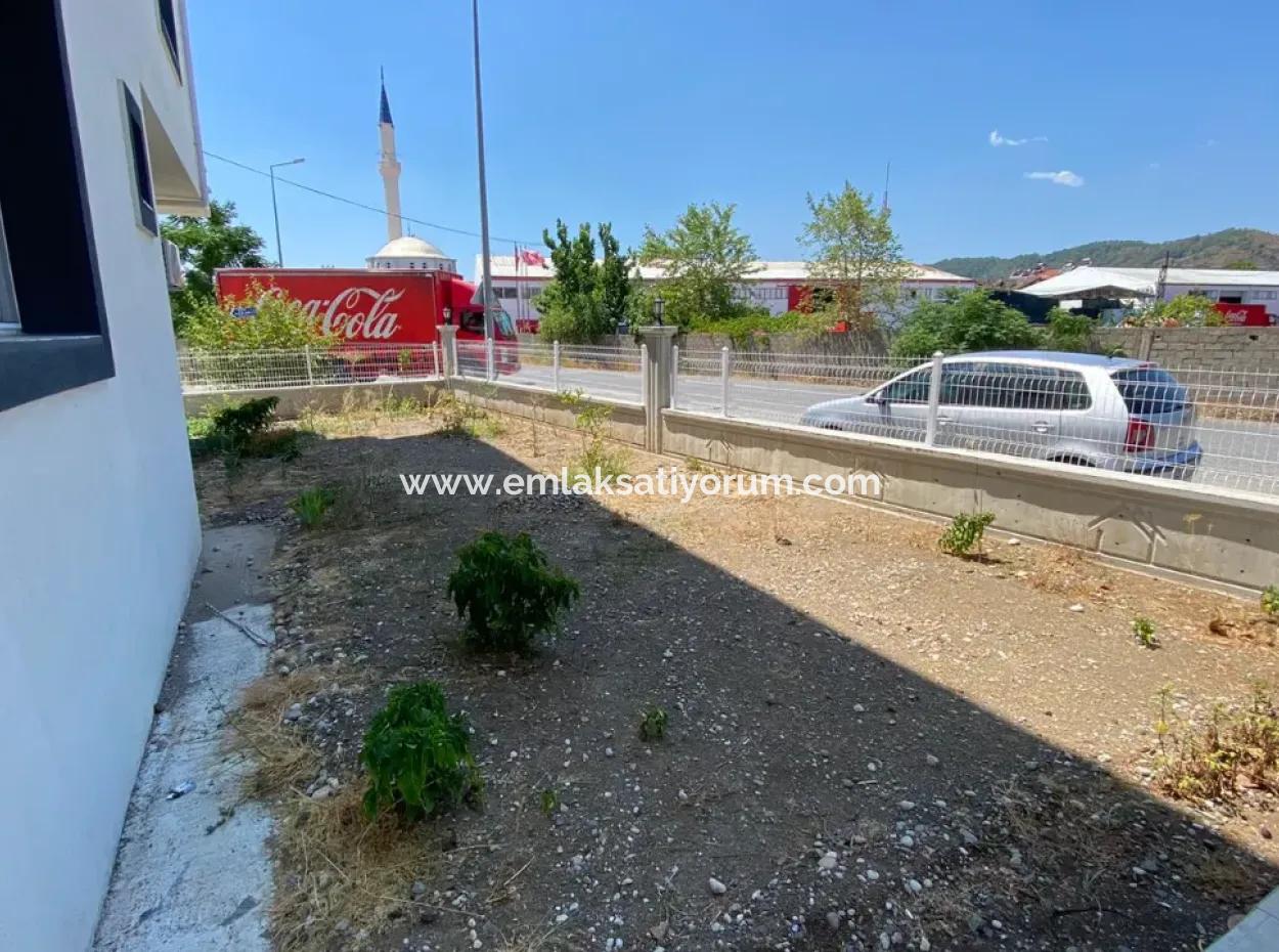 Zu Verkaufen In Ortaca, Mugla 1 1 Erdgeschosswohnung Mit Großem Balkon.