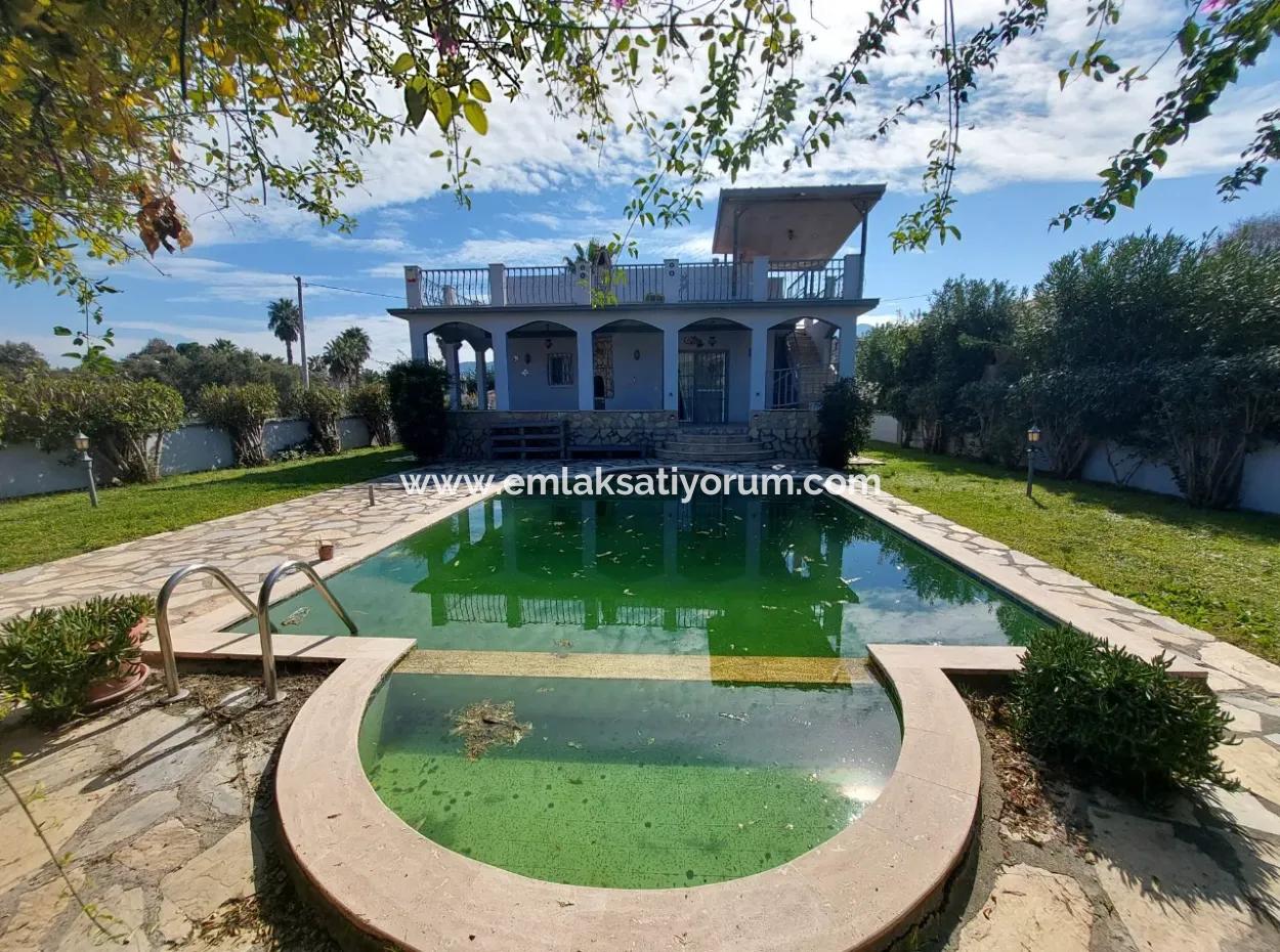 Muğla Dalyanda 579 M2 Freistehend Grundstückspreis Schnäppchen 85 M2, 2 1 Haus Zum Verkauf