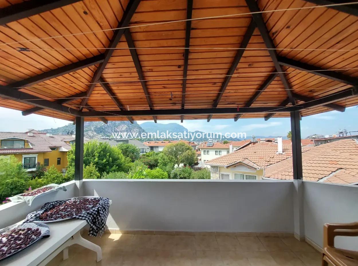 Möblierte 1 1 Penthouse-Wohnung Zu Vermieten Im Zentrum Von Dalyan, Mugla