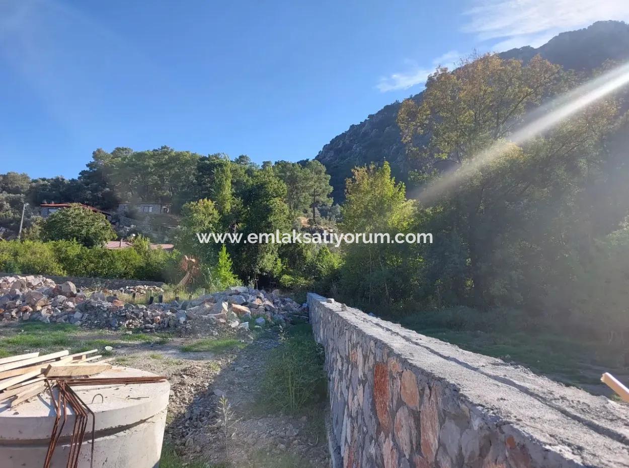 Ortaca Mergenlide Mountain Edge, 1 400 M2 Zoniertes Land Zum Verkauf