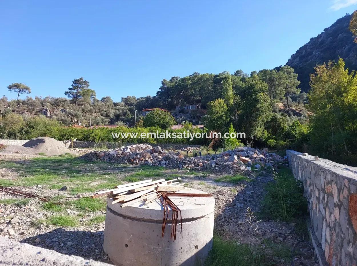 Ortaca Mergenlide Mountain Edge, 1 400 M2 Zoniertes Land Zum Verkauf