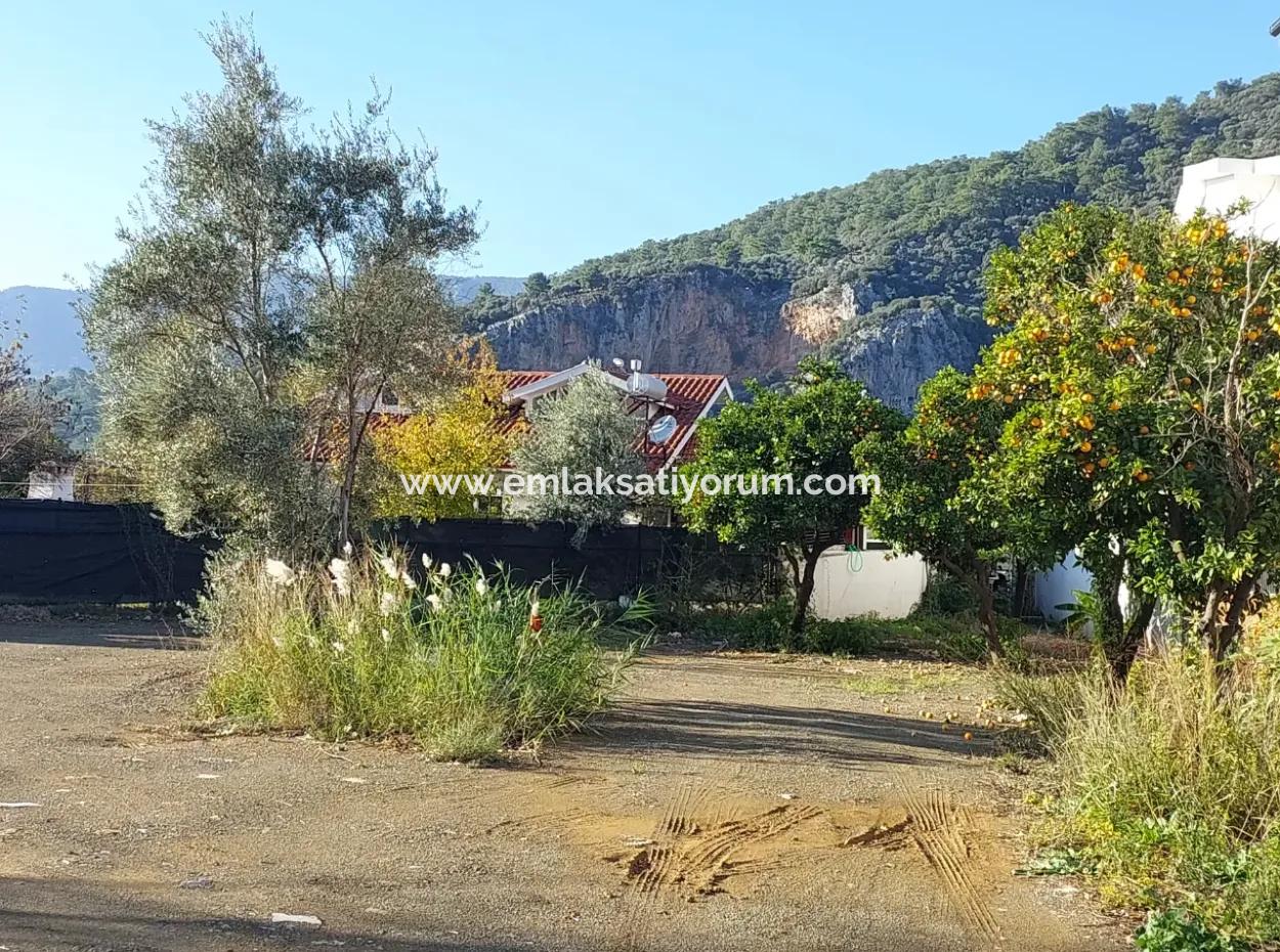 Freistehendes Grundstück In Der Nähe Von 1 000 M2 Kanal Mit Wohnzonierung In Dalyan, Muğla Zu Verkaufen