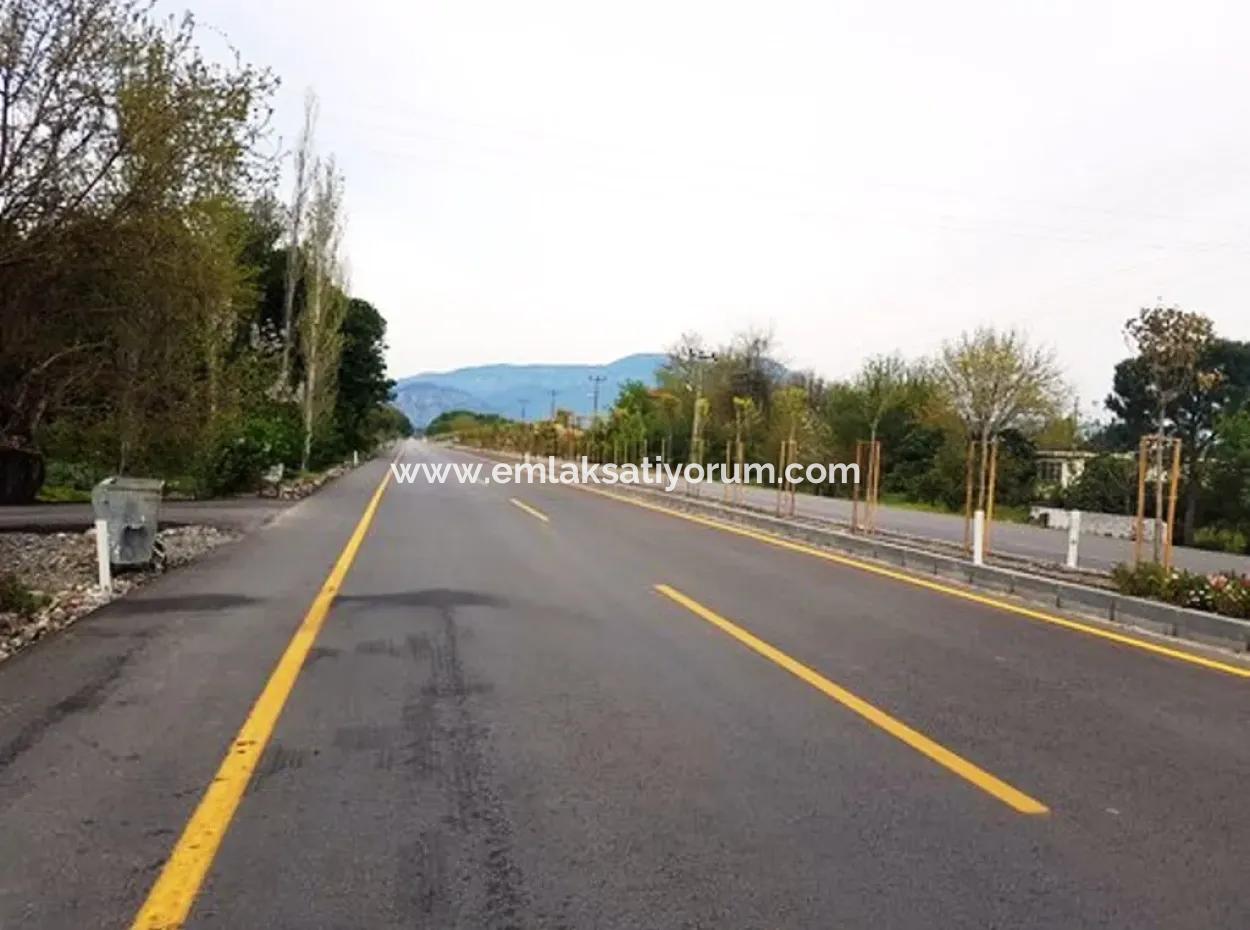 3 577 M2 Land Geeignet Für Nullinvestitionen An Der Hauptstraße Dalyan In Muğla Ortaca Okçular