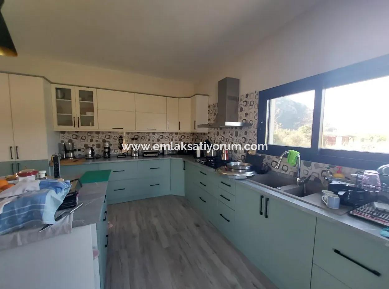 Ortaca Okçular Blick Auf Die Berge Und Die Natur 2.000 M2 Grundstück, 4 1 200 M2 Einfamilienhaus Zum Verkauf