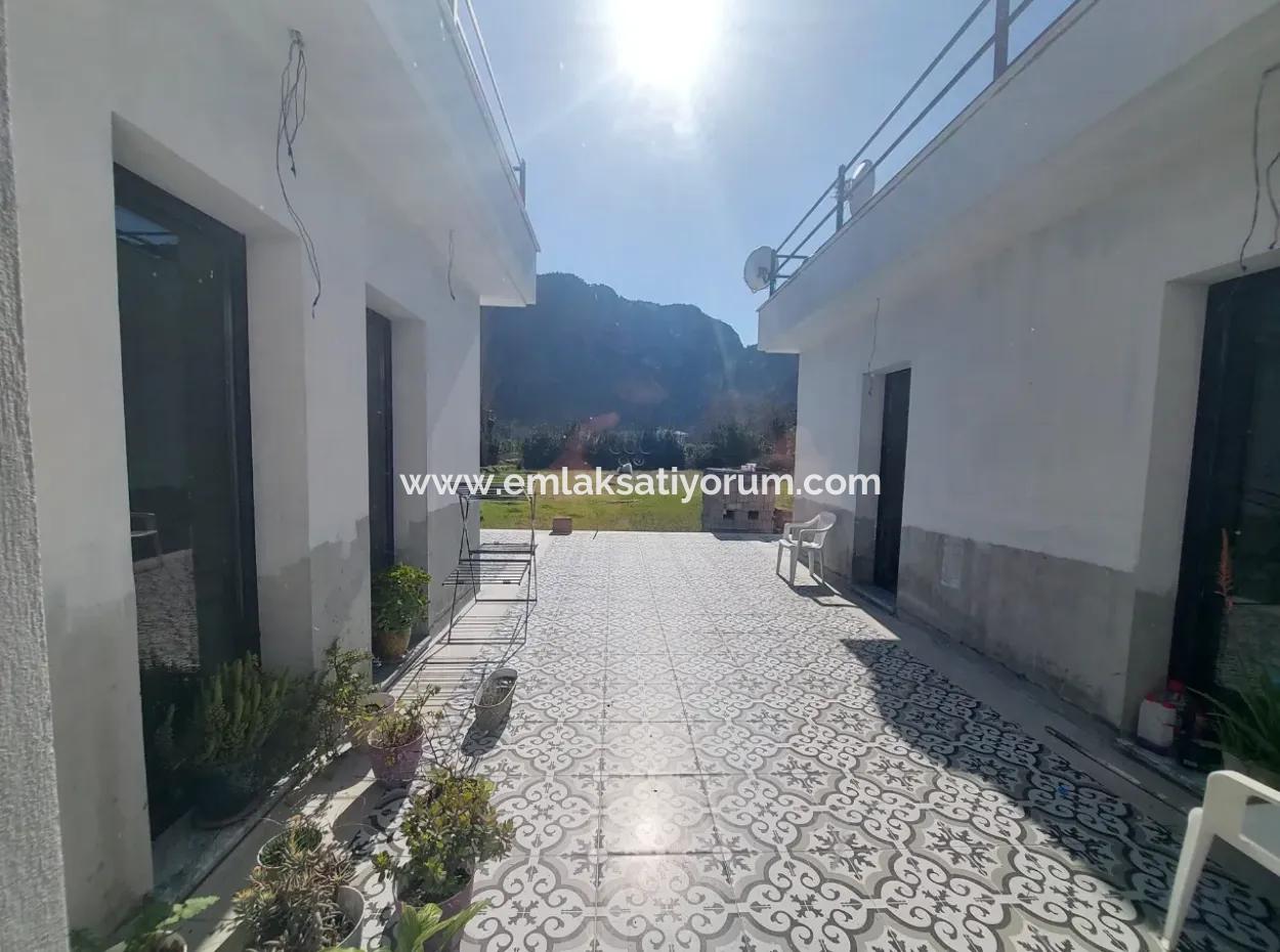 Ortaca Okçular Blick Auf Die Berge Und Die Natur 2.000 M2 Grundstück, 4 1 200 M2 Einfamilienhaus Zum Verkauf