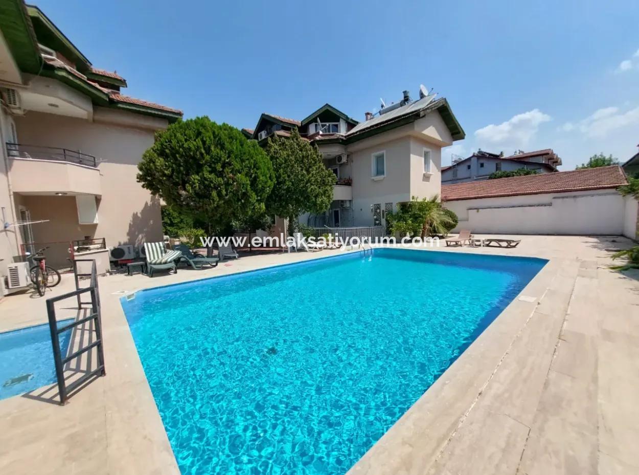 Muğla Ortaca Dalyanda Schwimmbad, Voll Möbliert 1 1 Wohnung Zu Vermieten