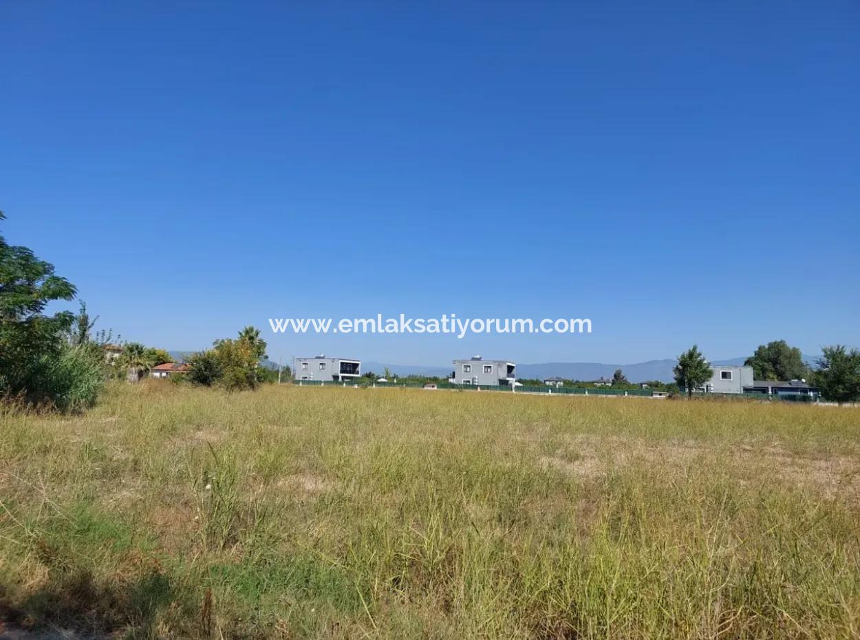 Das Grundstück Im Rahmen Des Bebauungsplans Von 500 M2 Freistehender Eigentumsurkunde In Ortaca Bogenschützen Steht Zum Verkauf