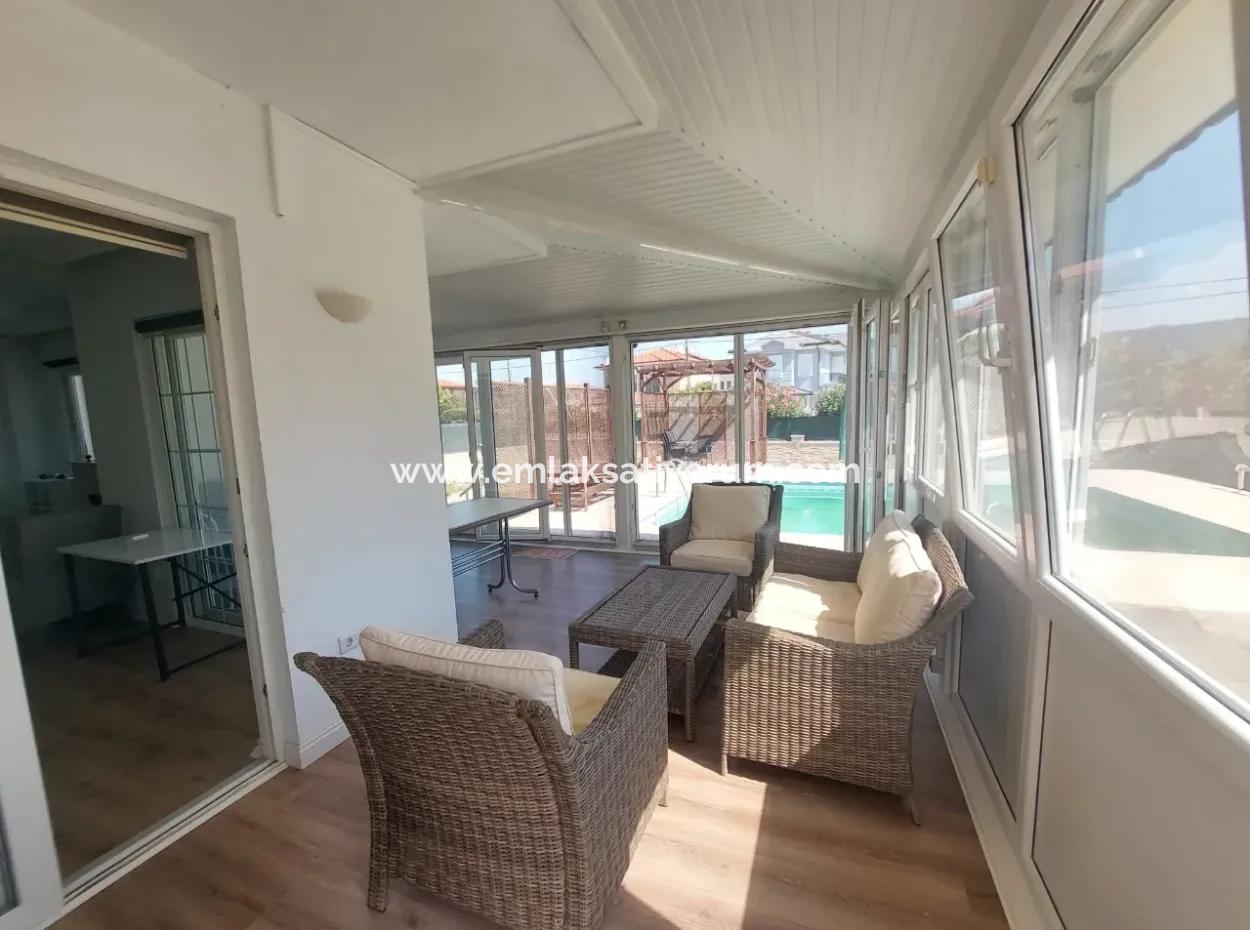 Möblierte 3 1 Winter Balkon Villa Mit Freistehendem Pool In Dalyan Zu Vermieten