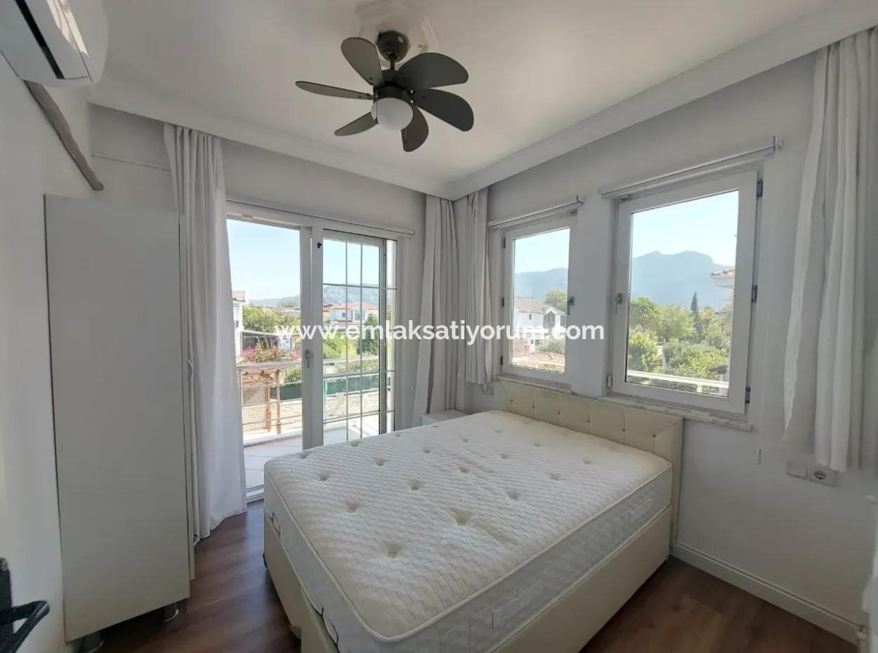 Möblierte 3 1 Winter Balkon Villa Mit Freistehendem Pool In Dalyan Zu Vermieten