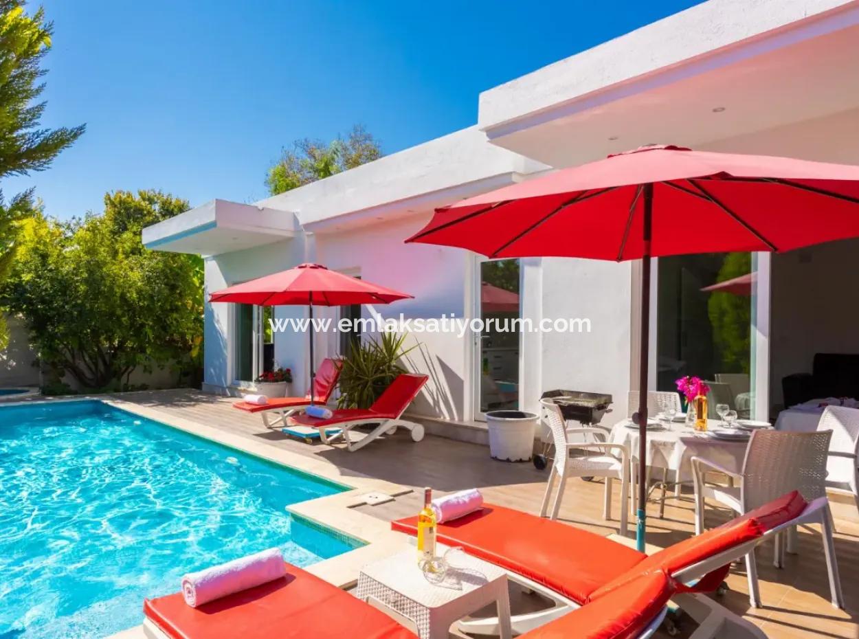 120 M2, 3 1 Möblierte Villa Mit Pool In Muğla Dalyan 6 Monatsmieten