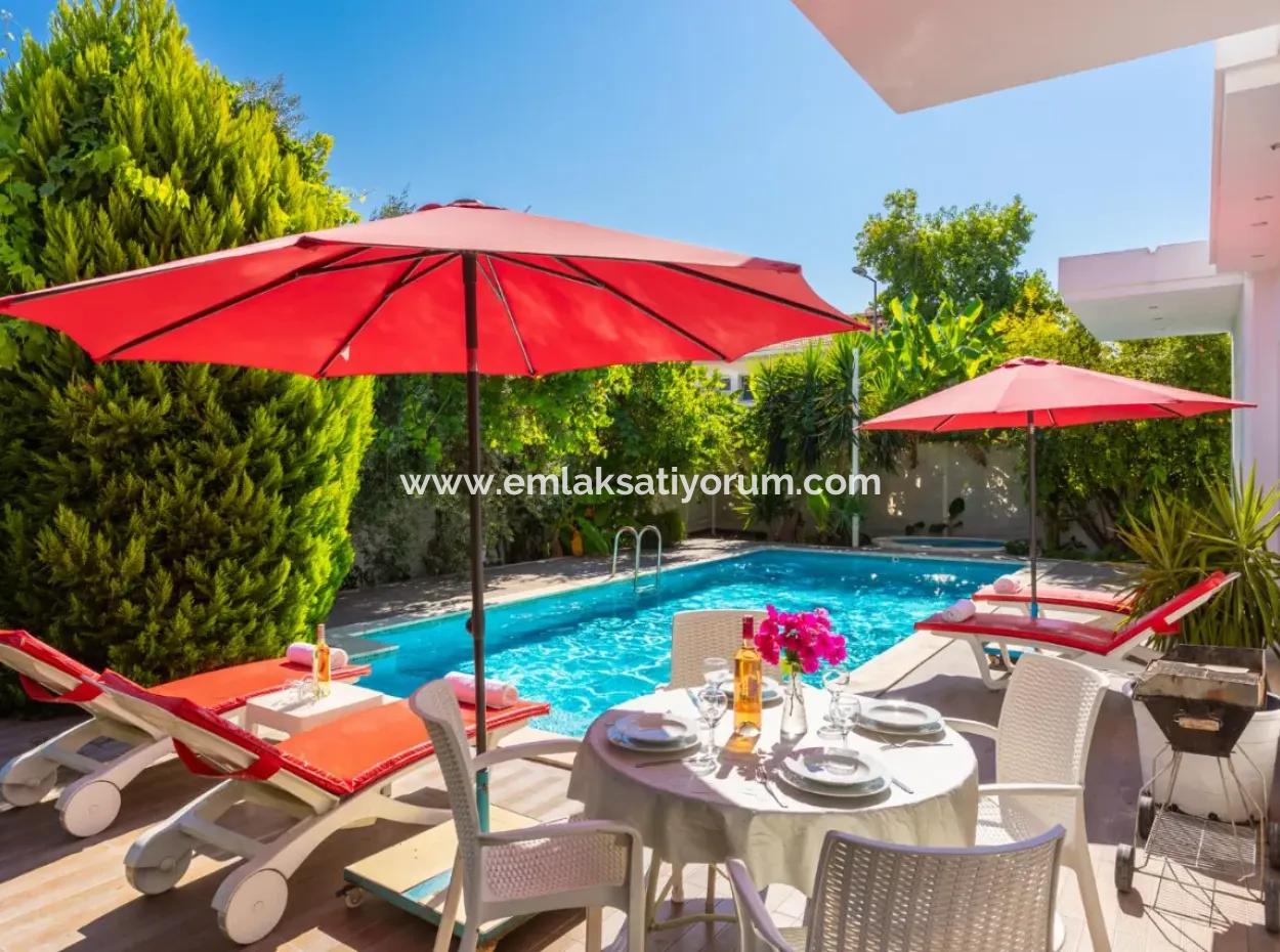 120 M2, 3 1 Möblierte Villa Mit Pool In Muğla Dalyan 6 Monatsmieten