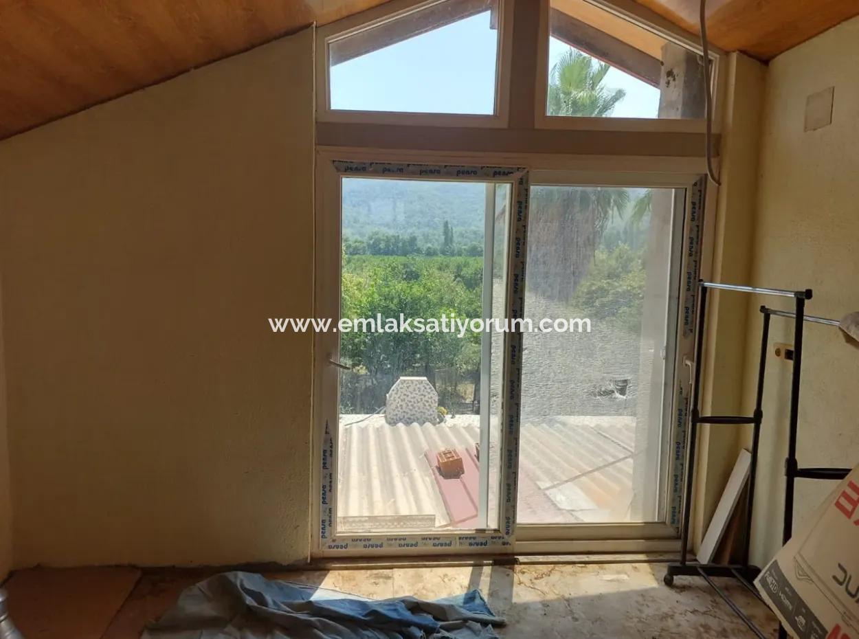 Frei Stehendes Haus Mit Pool, Berg- Und Naturblick In Muğla Ortaca Okçular Zu Verkaufen