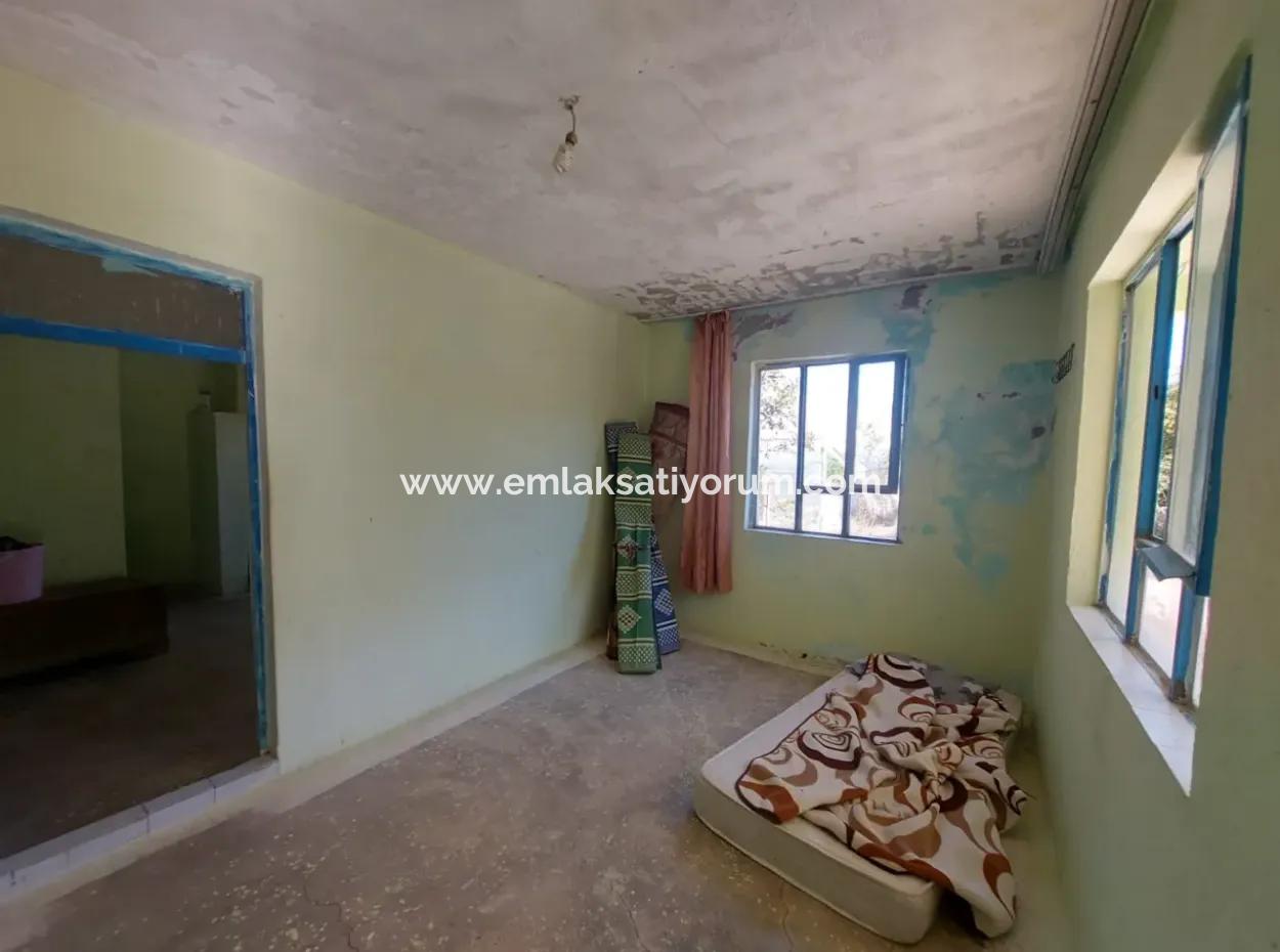 Muğla, Köyceğiz, Kavakarası 400 M2 Grundstück 90 M2 2 1 Schnäppchen Einstöckiges Haus Zum Verkauf