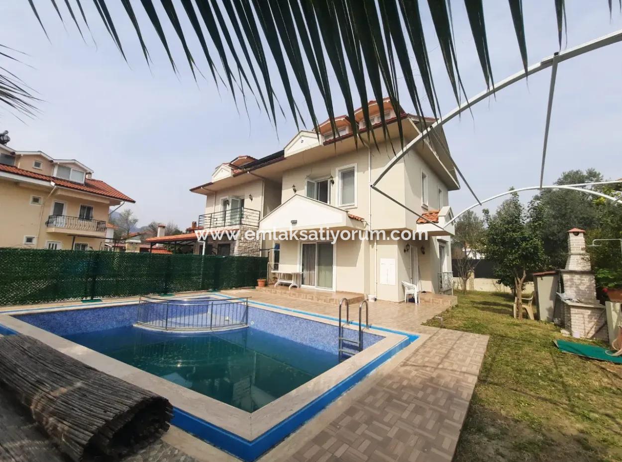 Ortaca Dalyanda 3 1 Freistehende Pool, Möblierte Villa Zur Miete