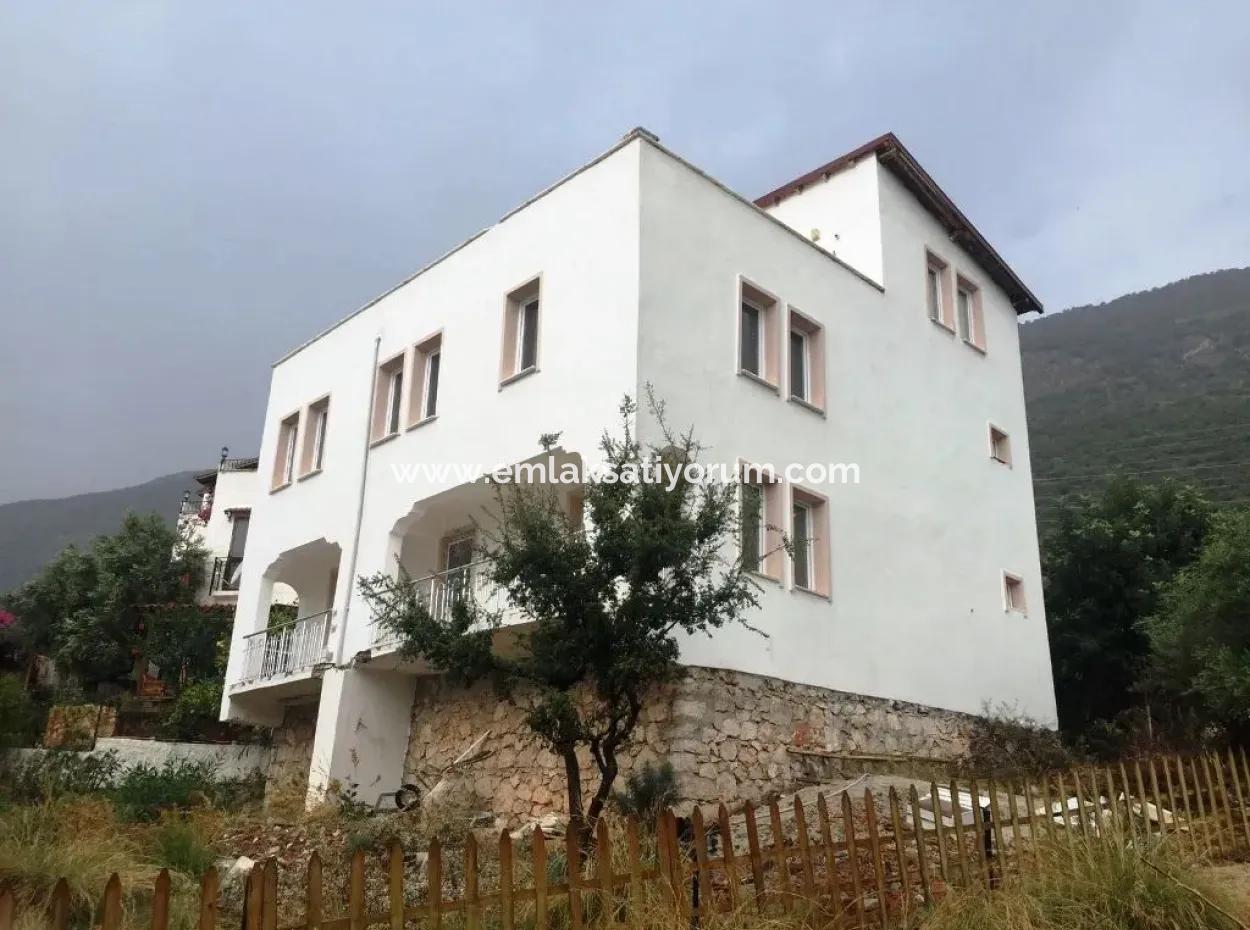 Nov 2 Geschossiges Freistehendes Haus Mit Meerblick Zum Verkauf In Antalya Gokceoren