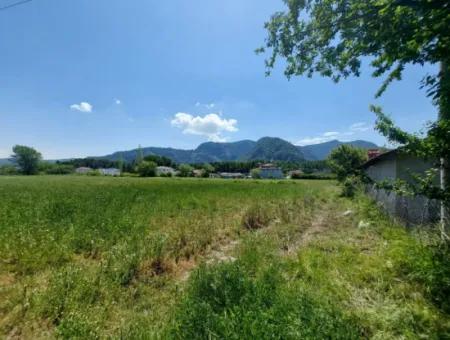 680M2 Schnäppchengrundstück, Das Sich Für Investitionen Eignet, Zum Verkauf An Der Grenze Von Dalyan In Ortaca Okçular