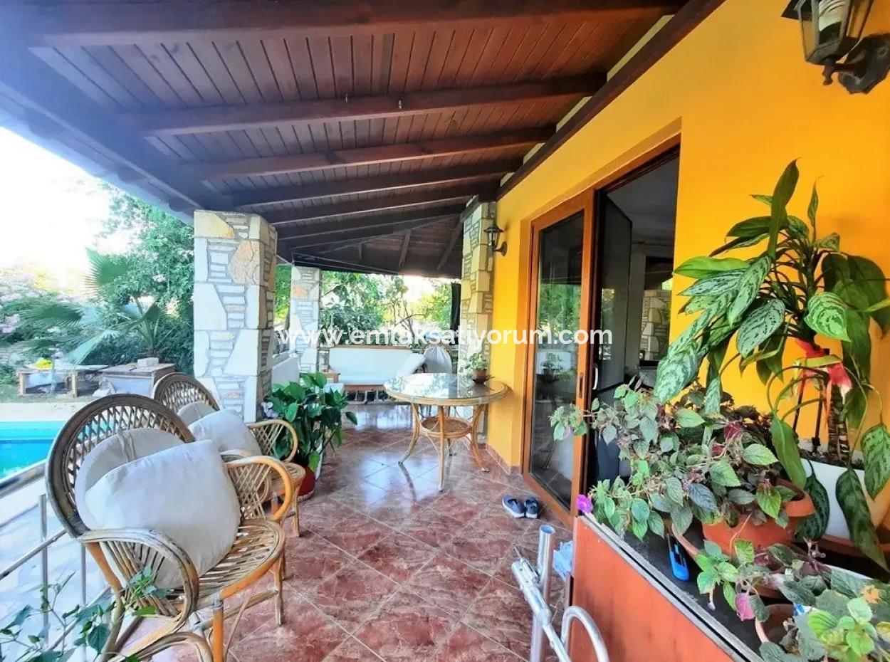 Detached Villa With Swimming Pool For Sale In Dalyan