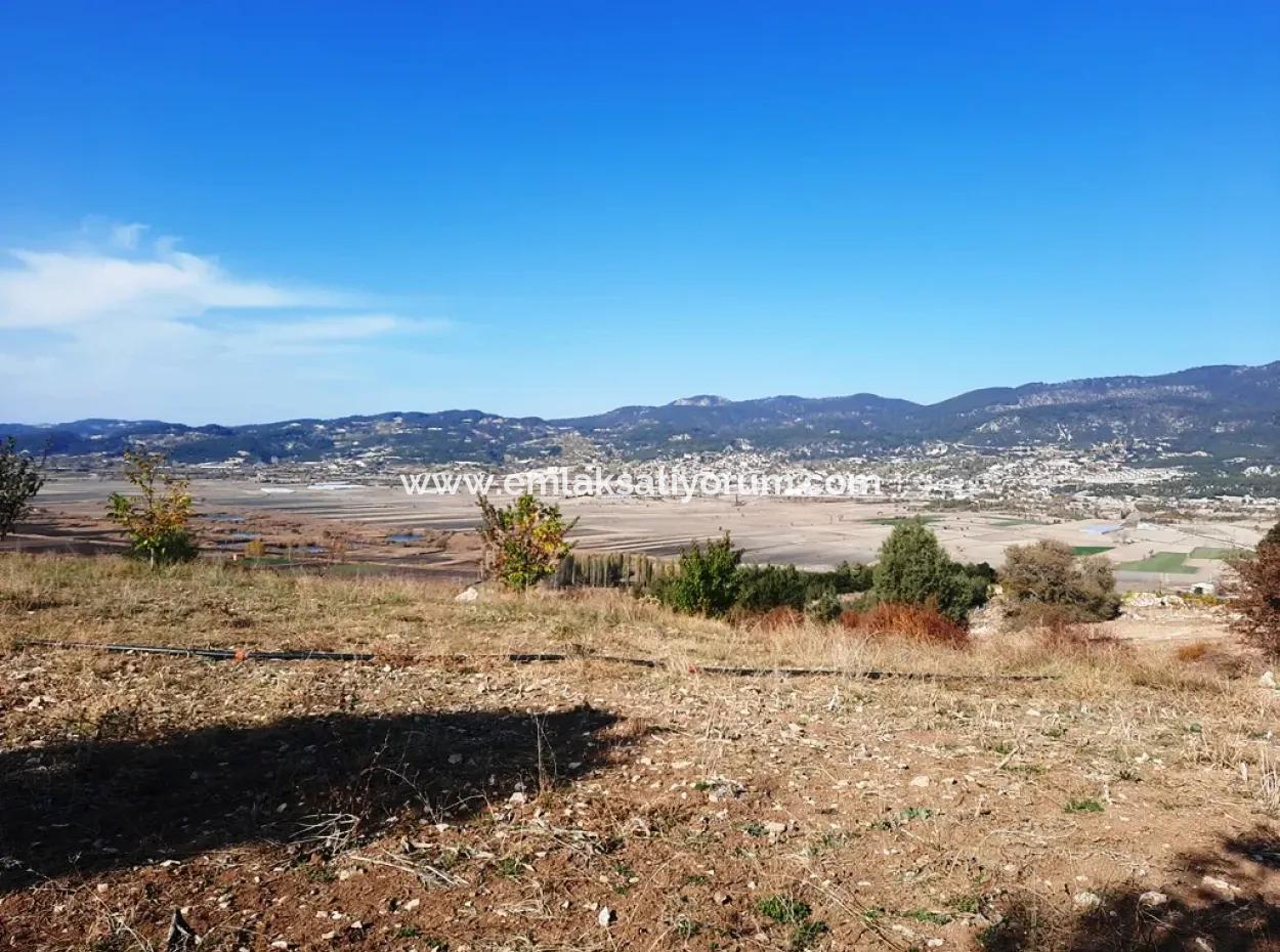 Denizli Çameli Kizilyaka Butterfly Land And Village House With Dog View For Sale