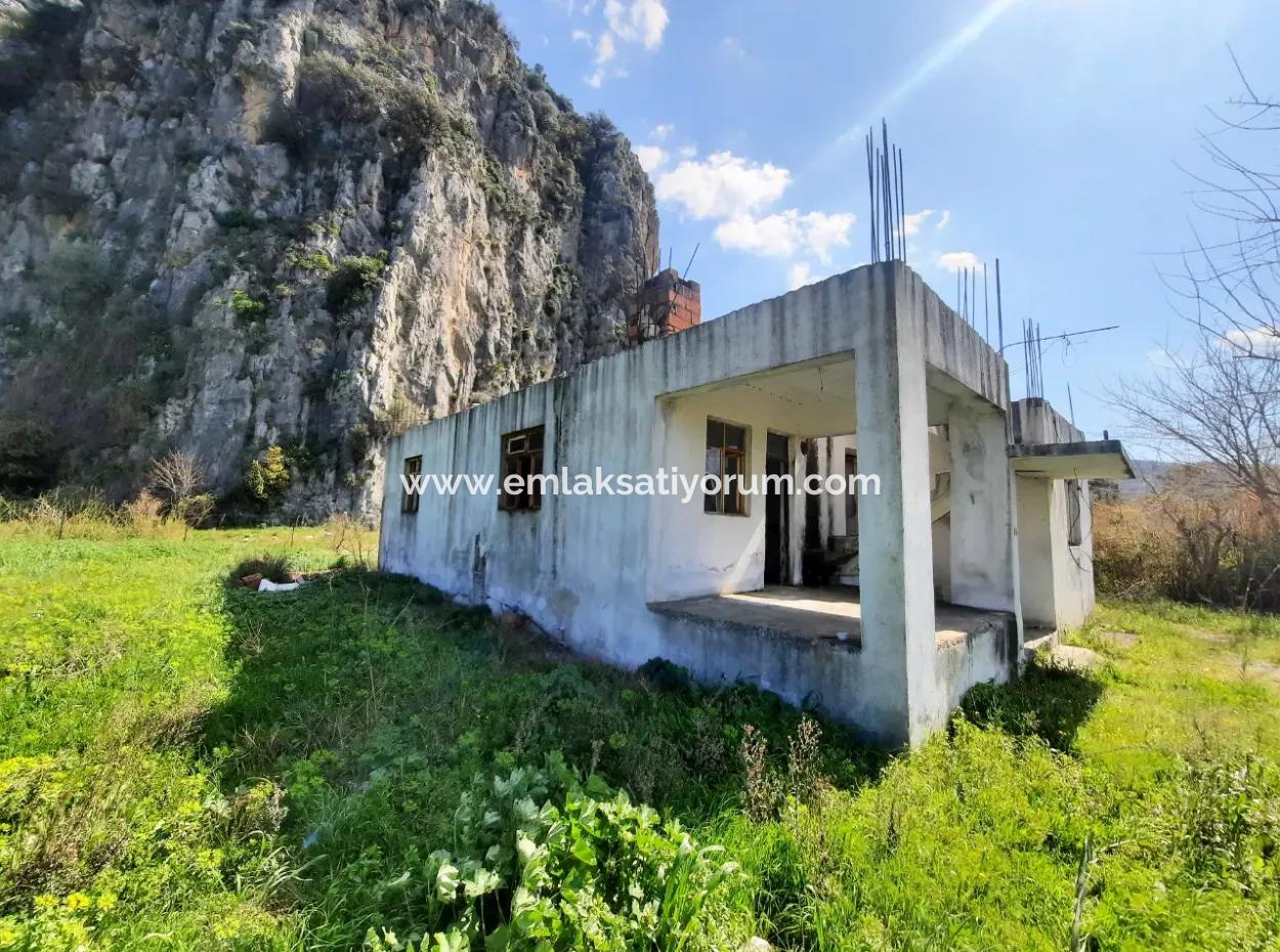 Mugla Dalyan 3500 M2 Land 120 M2 Single Storey Detached House For Sale
