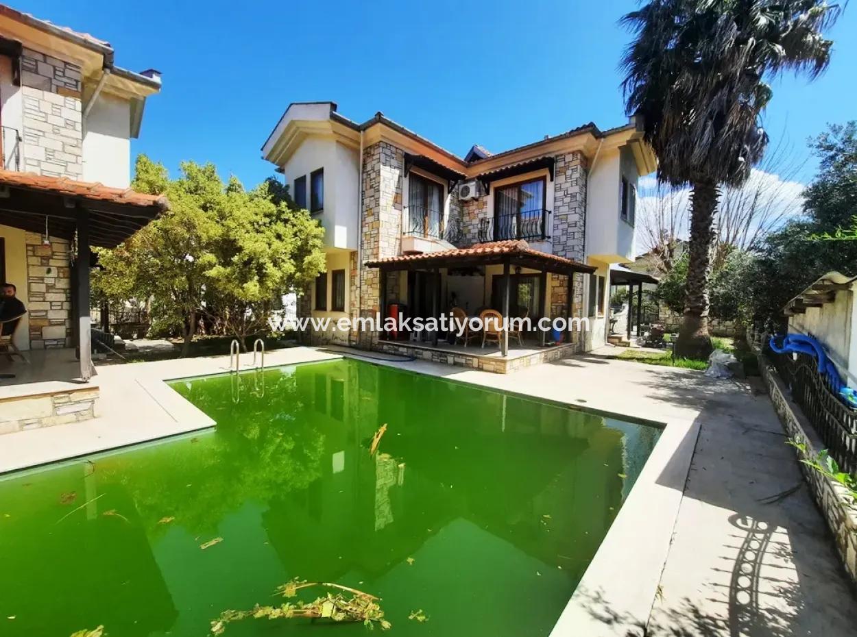 2 Duplex Villas Furnished In Mugla Dalyan Center For Annual Rent
