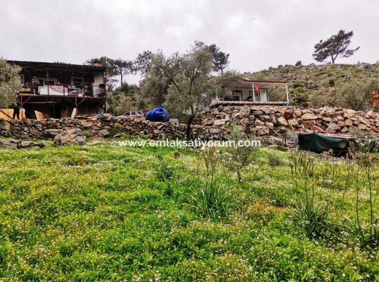 Detached Village House In Nature For Sale In Fethiye Gocek Taşbasi