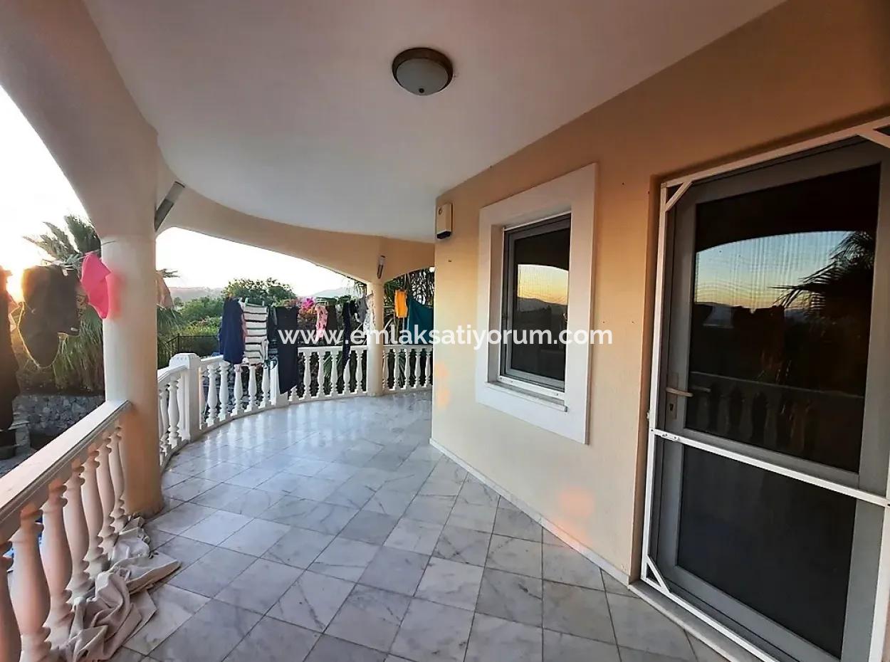 Detached Villa With Full Nature View Swimming Pool For Sale In Dalaman Gürköy