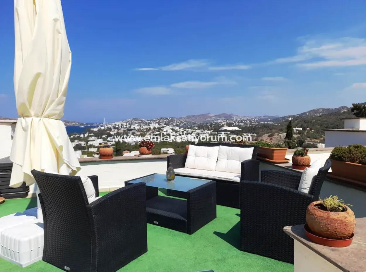 2+ 1 Mortgage Apartments With Sea View In Yalikavak For Sale