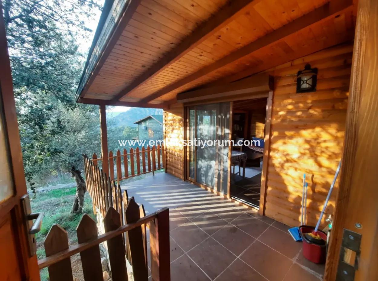 Mugla Ortaca Gökbel 1 +1-Item Detached House With Sea View Annual Rent