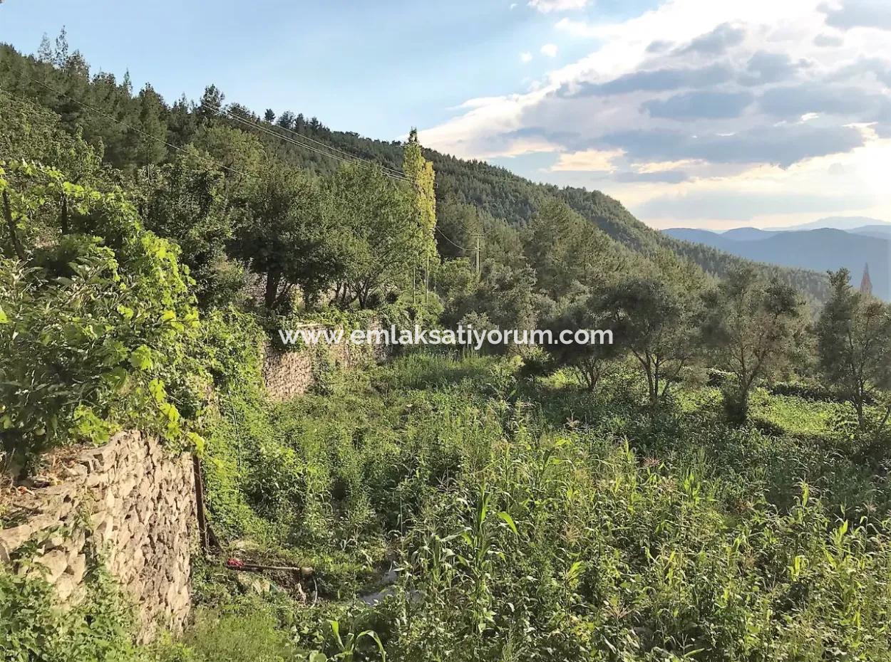 Land With 2 Houses In Denizli Çameli Ericek For Sale