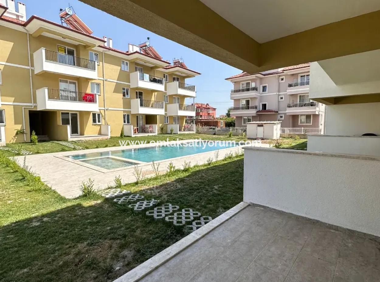 Ortaca Da 2 1 Swimming Pool Zero Garden Floor Apartment For Sale