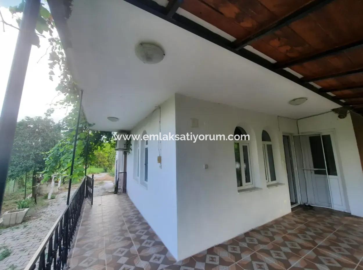 Muğla Ortaca Yeşilyurtda 2.000 M2 Detached Land Furnished 3 1 Duplex For Rent 