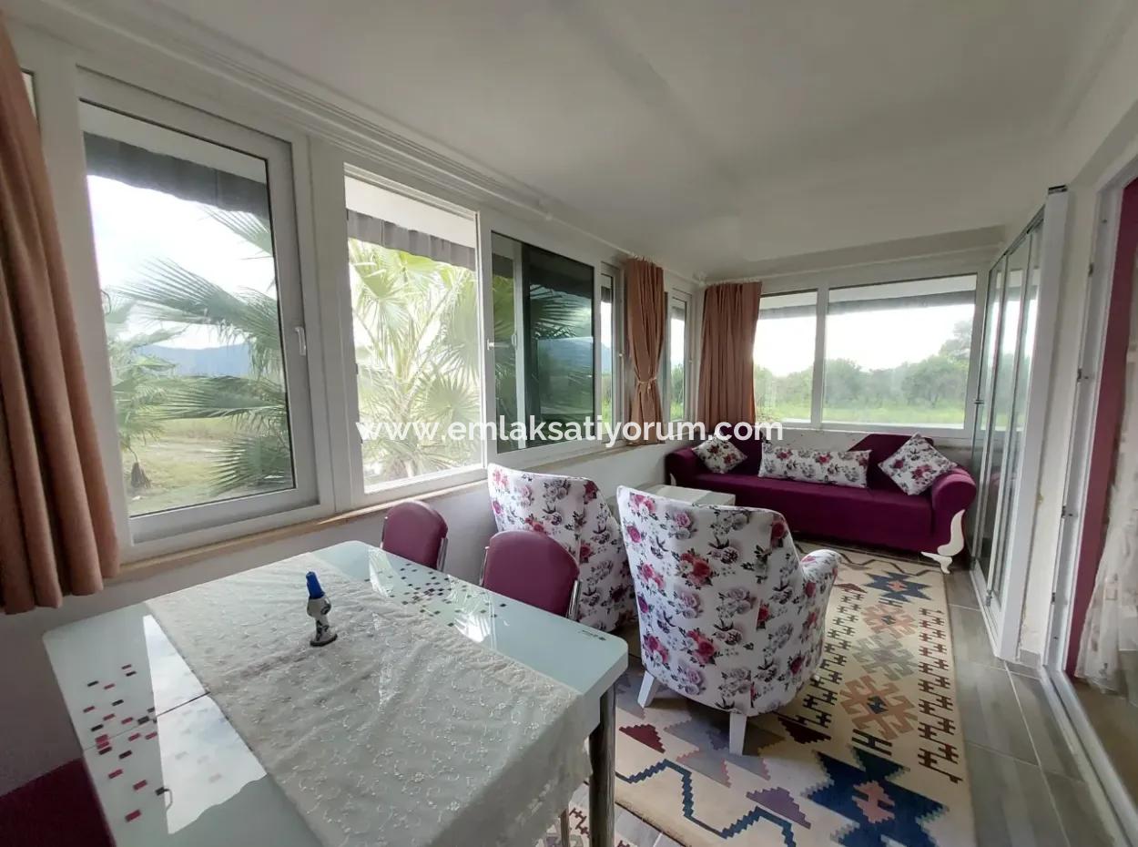 90 M2, 2 In 1 Furnished Apartment For Rent In Ortaca Eskiköy