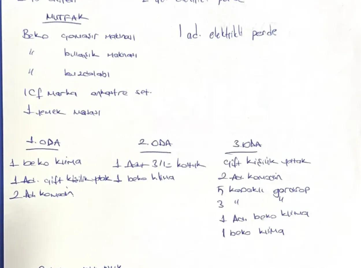 3 1 Fully Furnished Residence For Rent In Ortaca