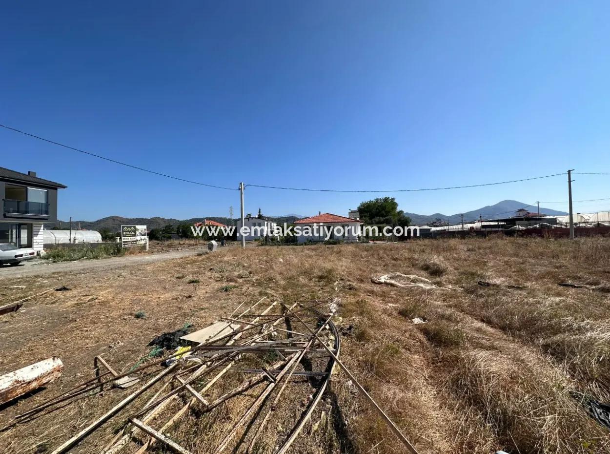 515 M2 Corner Zoned Land In Ortaca Karaburun Urgent Sale Or Exchange