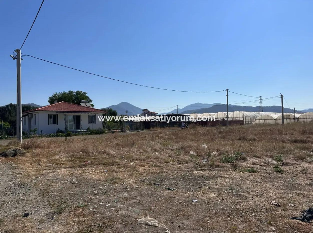 515 M2 Corner Zoned Land In Ortaca Karaburun Urgent Sale Or Exchange