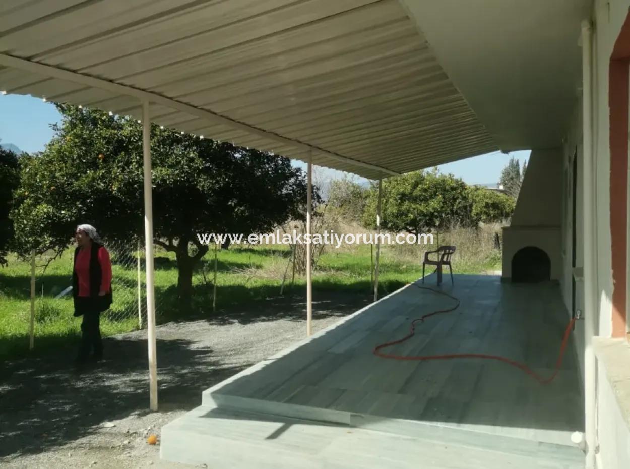 Ortaca Tepearası Mah. 2 1 Garden Floor Apartment For Rent