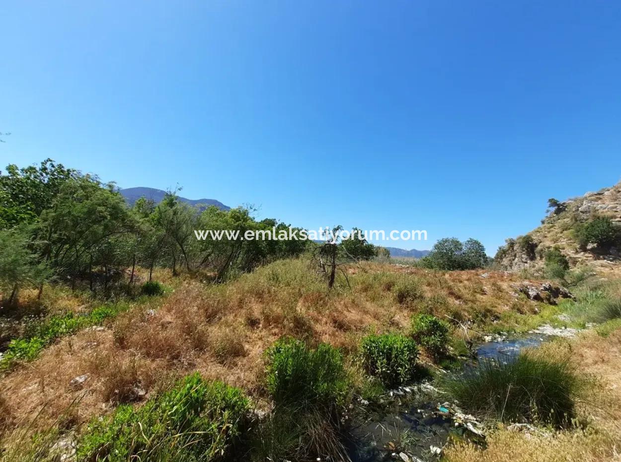 Muğla Ortaca Dalyanda Canal Front 6 500 M2 Land With Title Deed For Sale
