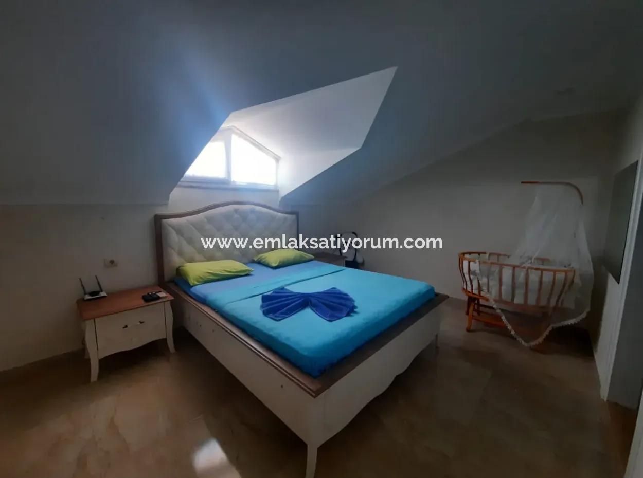 Mugla Dalyan 125 M2, 4 In 1 Roof Duplex For Sale