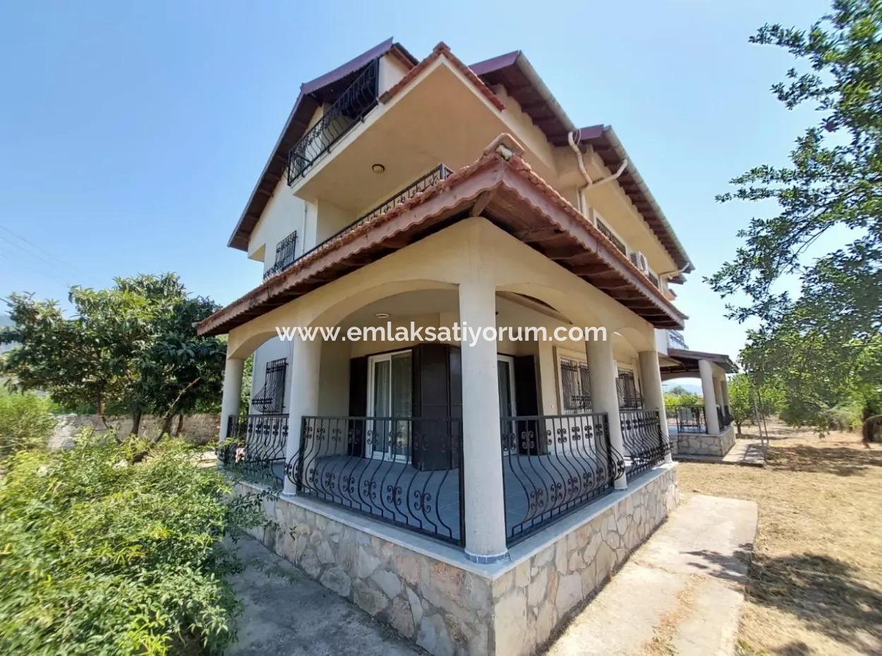 3 1 Unfurnished Duplex Villa For Rent In Ortaca Dalyan, Mugla