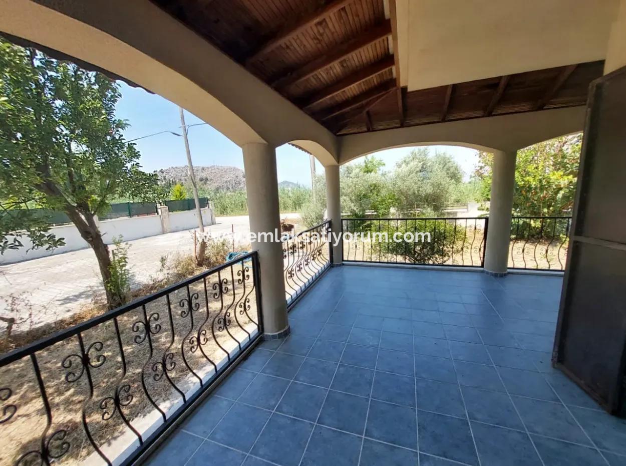 3 1 Unfurnished Duplex Villa For Rent In Ortaca Dalyan, Mugla