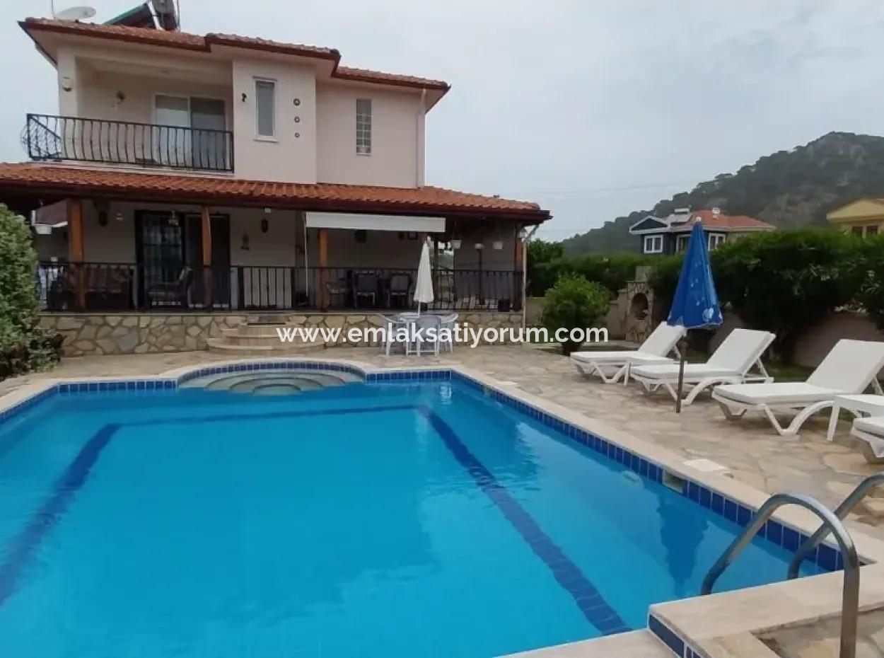 3 1 Villa With Swimming Pool On 580 M2 Detached Land In Dalyan, Muğla