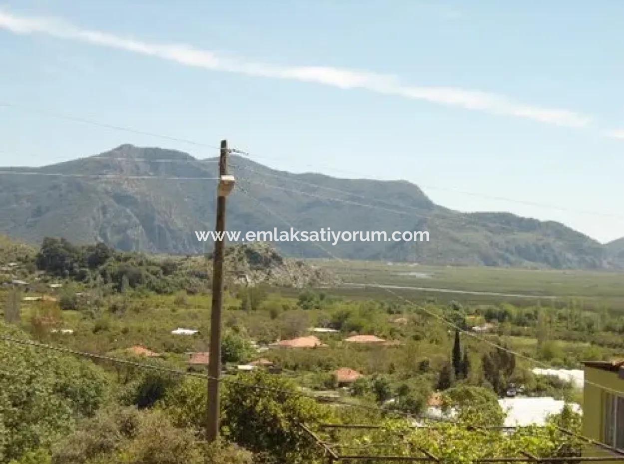 Village House With Lake View And Olive Grove Land For Sale In Köyceğiz Çandır, Muğla