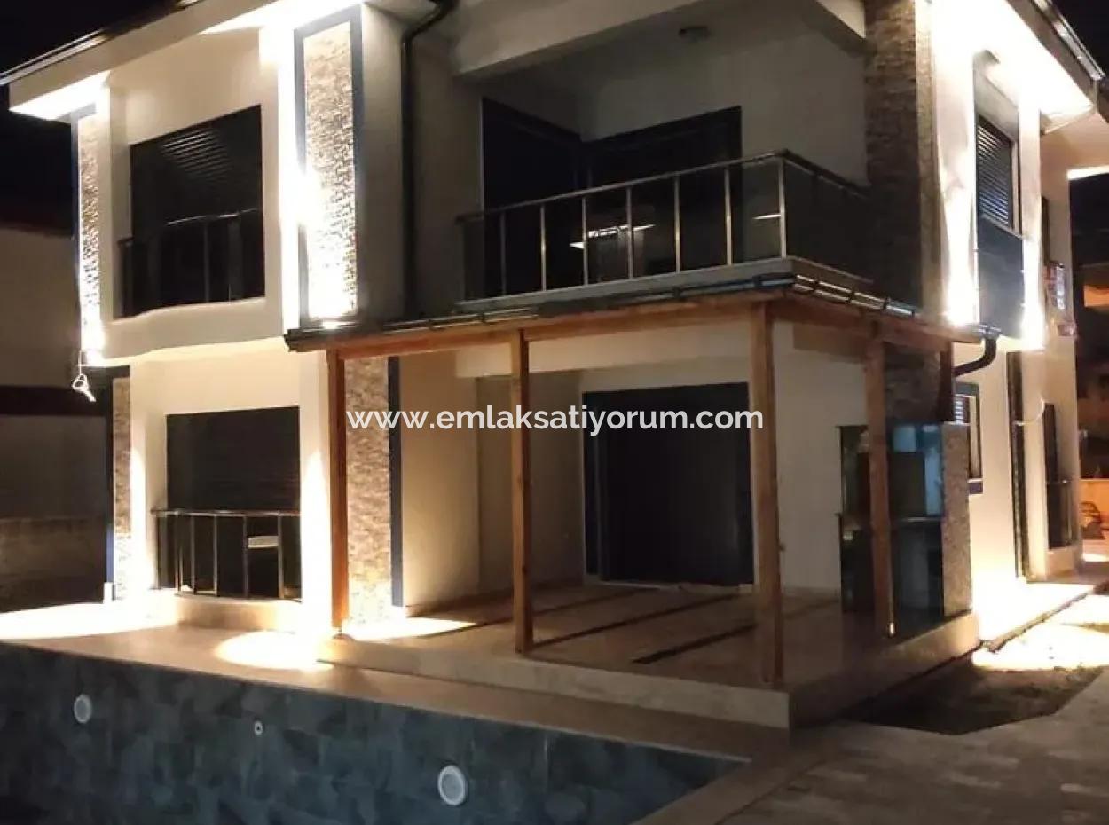 Brand New Duplex Villa With Communal Pool On A 600 M2 Detached Plot In Dalaman