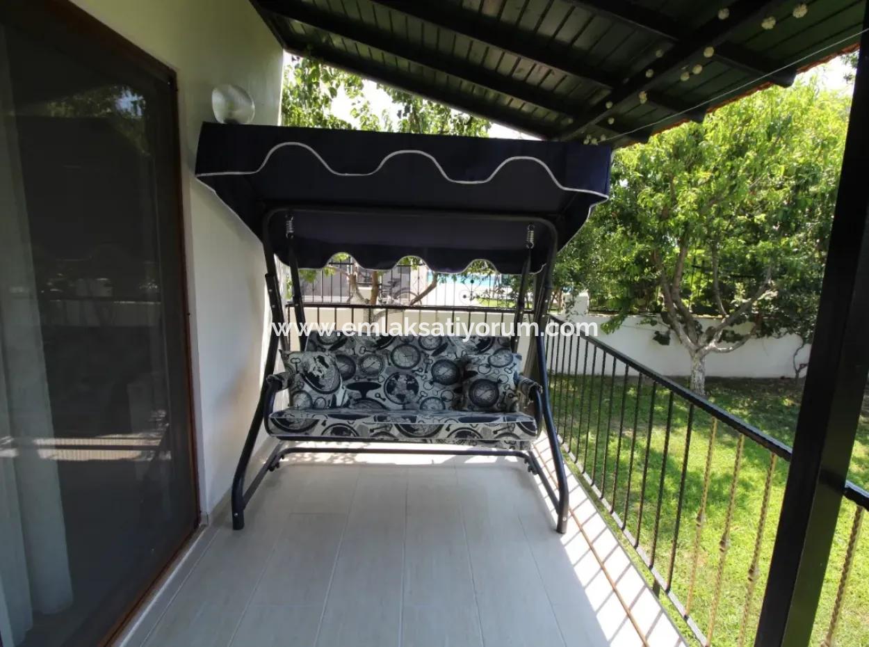 Furnished With Swimming Pool On 500 M2 Detached Plot In Dalyan, Earthquake Resistant 4 In 1 Duplex For Sale