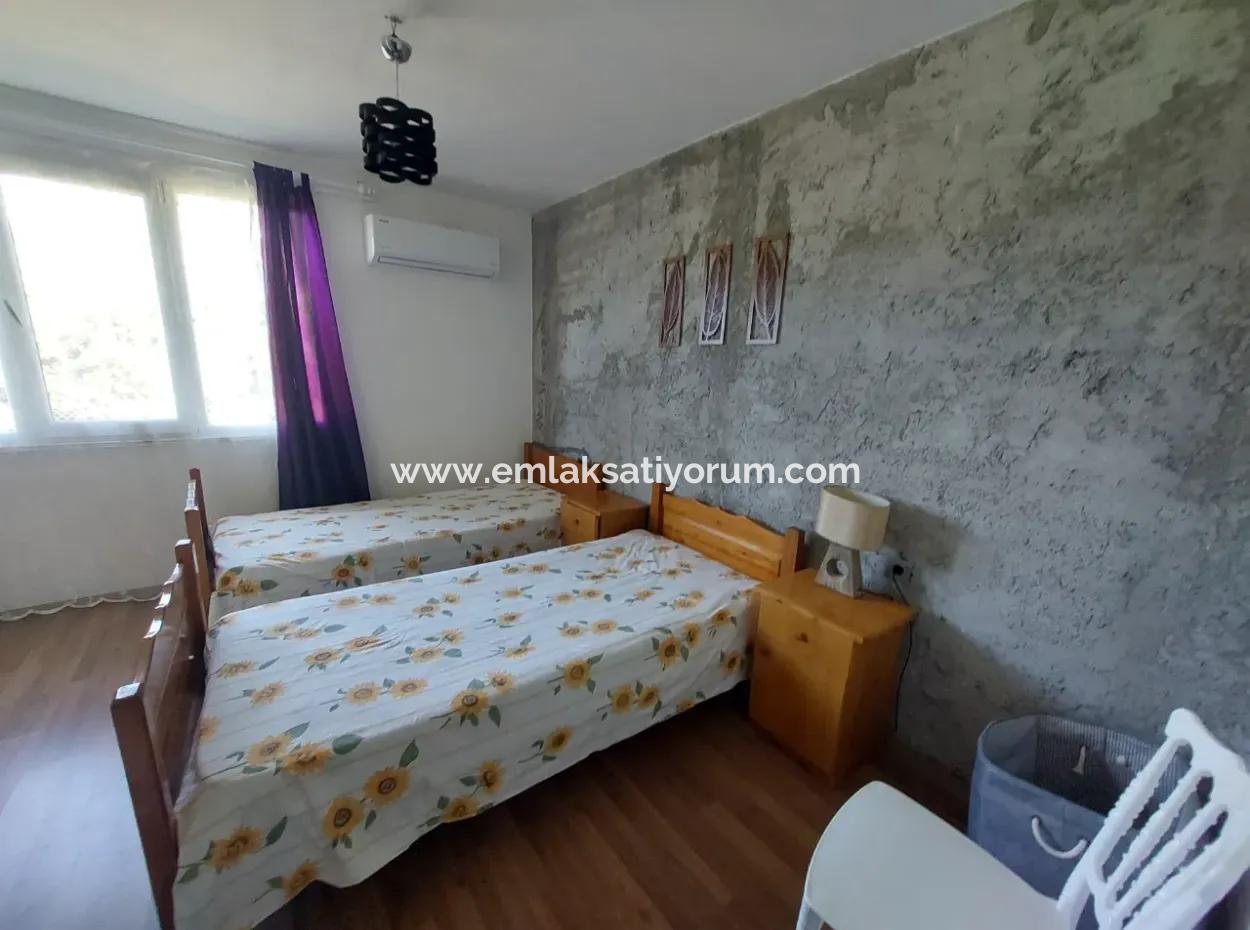On 400 M2 Land In Ortaca Okçular, 100 M2 2 1 Detached Furnished House With Swimming Pool For Rent
