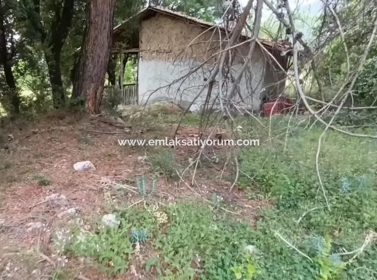 1228 M2 Land And Kargir House For Sale In Muğla Menteşe Yaraş, Village In Village.   